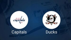 Capitals vs. Ducks Injury Report Today - January 14