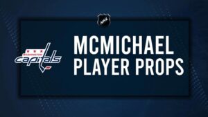 Connor McMichael Player Prop Bets for the Capitals vs. Ducks Game - January 14