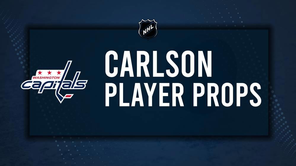 John Carlson Player Prop Bets for the Capitals vs. Canucks Game - January 8